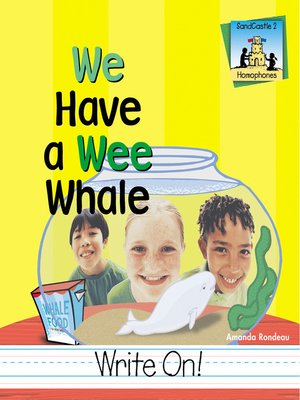 cover image of We Have a Wee Whale